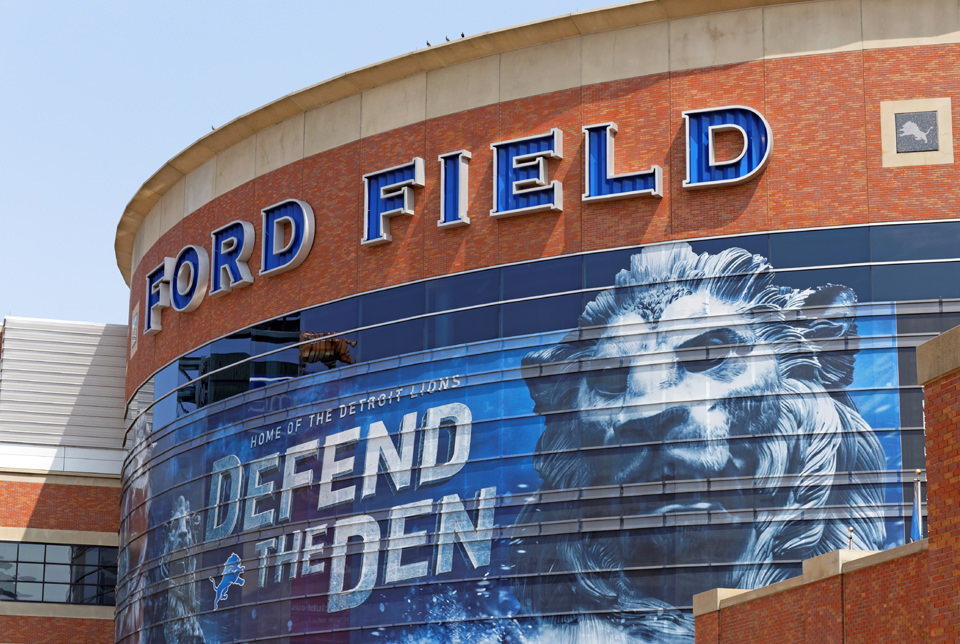 Ford Field : o estádio de grandes competições